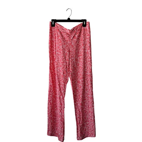 Vineyard Vines Fish Print Pajama Pants Loungewear Salmon Pink Women's Size Small - Picture 1 of 7